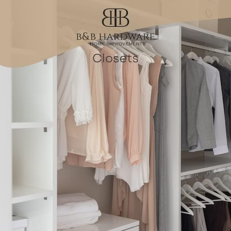 B&B HARDWARE Cabinet Shelves - Melamine 1/2'' Thick - Custom Orga...