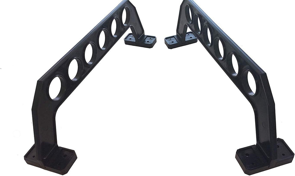 Cobra Storage Garage Door Storage Rack - 21" Black ABS Plastic Fishing R...