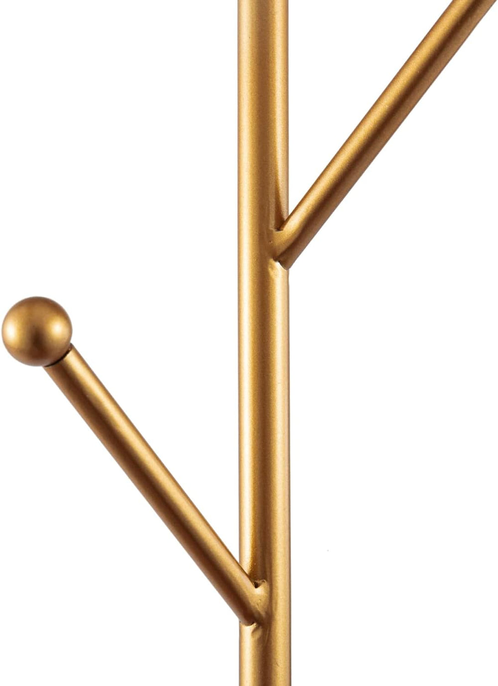 MyGift 2.5 Ft Gold Metal Tree Branch Wall Mounted Hat & Coat Rack