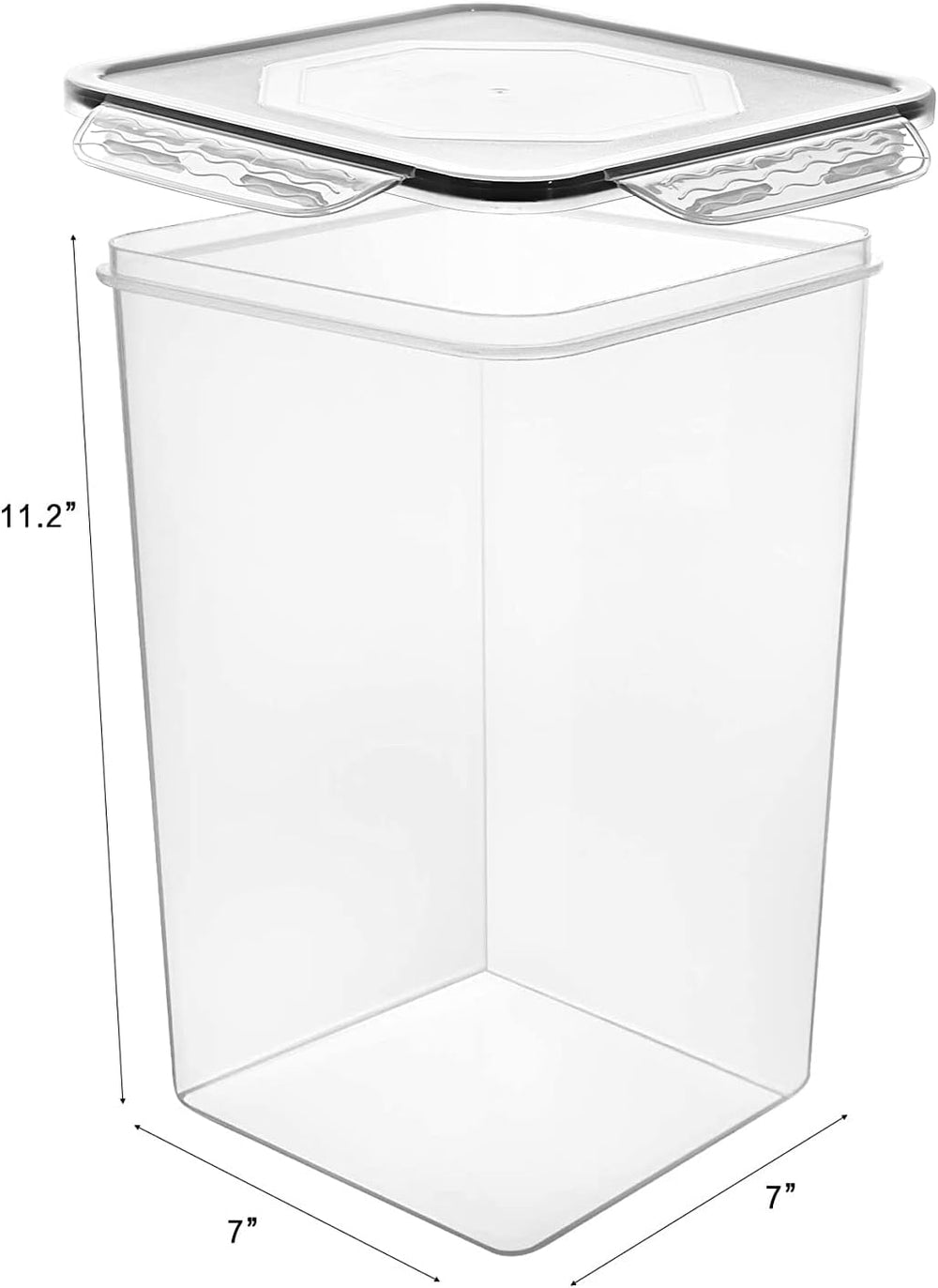 M MCIRCO Extra Large 4 Pack, 6.5L/7qt/220oz Tall Food Storage Containers