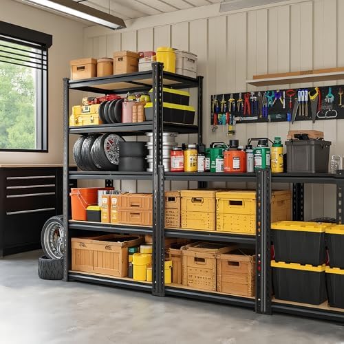 Garage Storage Shelves 2PCS, 60'' H Shelving Units and Storage, 2400 ...