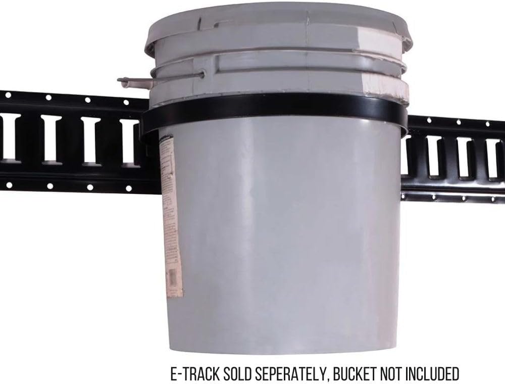 Mytee Products E-Track Bucket Holder - Enclosed Trailer 5 Gallon Holder - Acc...