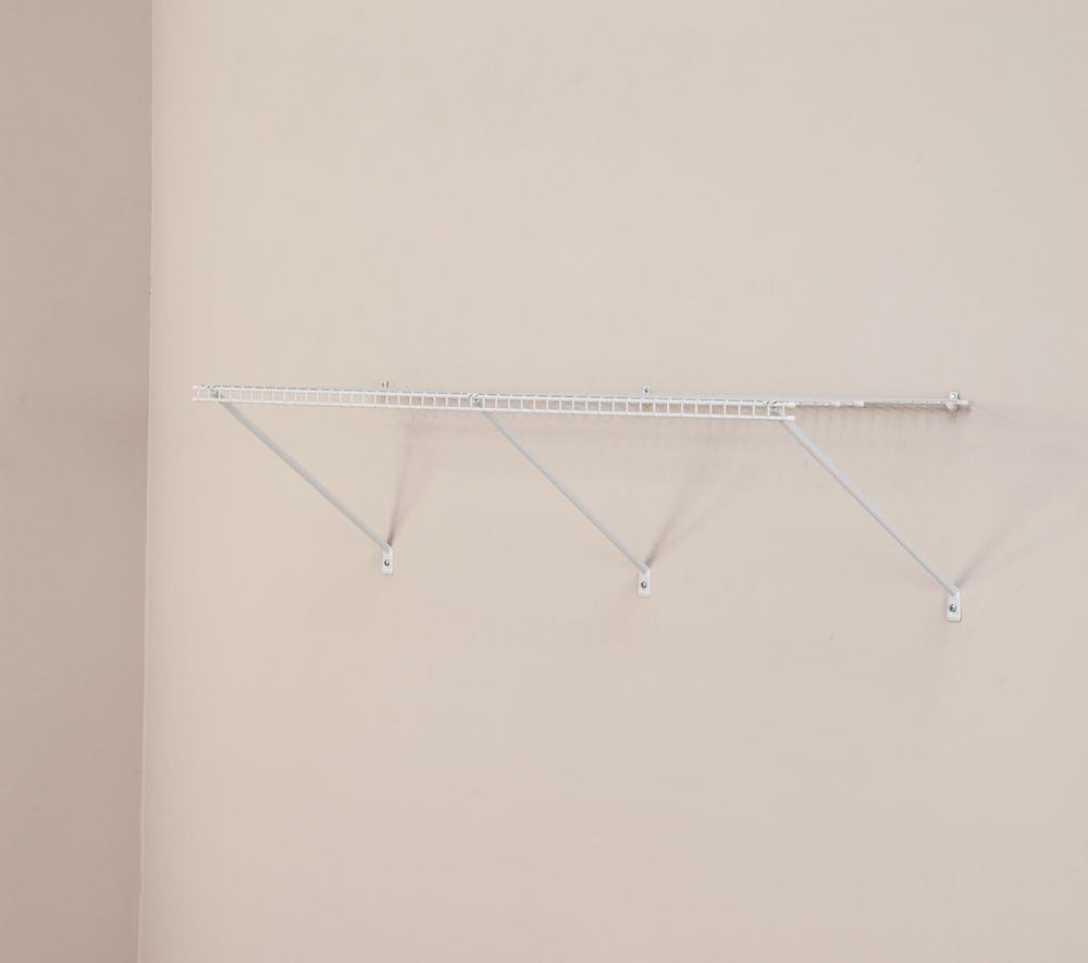 ClosetMaid Multi-Purpose Ventilated Wire Shelf Kit, 4 Ft. by 16in., White