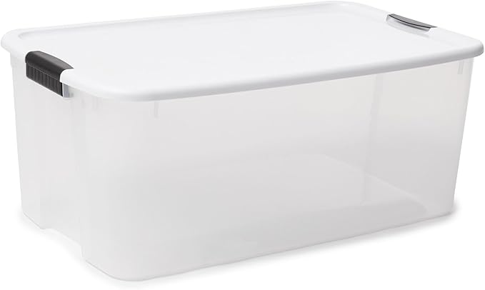 Sterilite 12-Pack Ultra Latching Box, Storage Bins