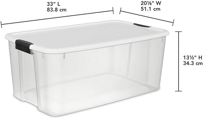 Sterilite 12-Pack Ultra Latching Box, Storage Bins