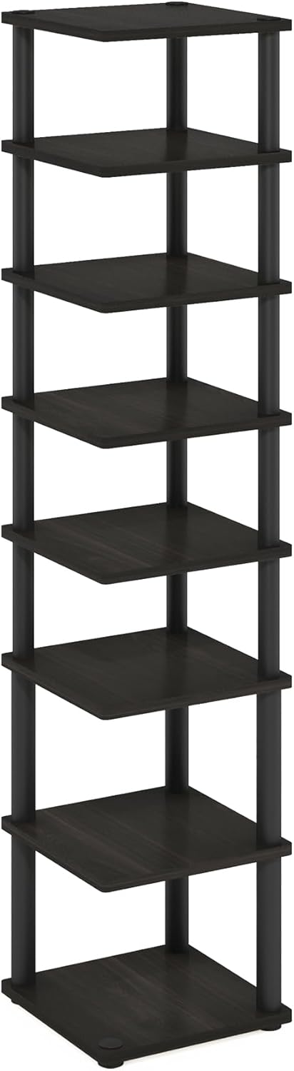 8-Tier Shoe Organizer, Shoe Rack with Vertical Space Saving Shoe Tower, Free ...