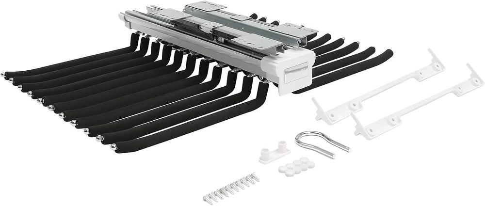 Pull Out Trousers Rack 22 Arms Steel Pull Out Pants Rack Pants Hanger Bar Clo...