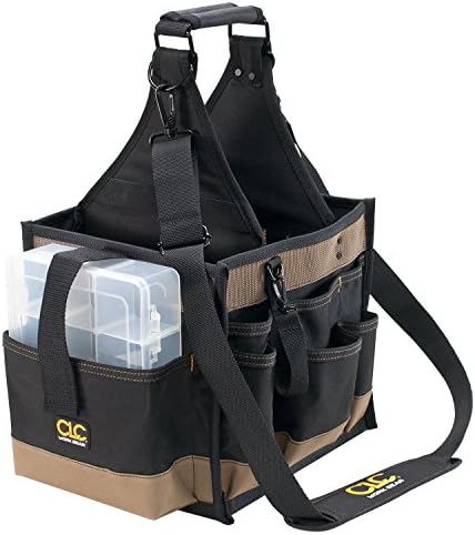 CLC Custom LeatherCraft 1528 Large Electrical and Maintenance Tool Carrier, B...