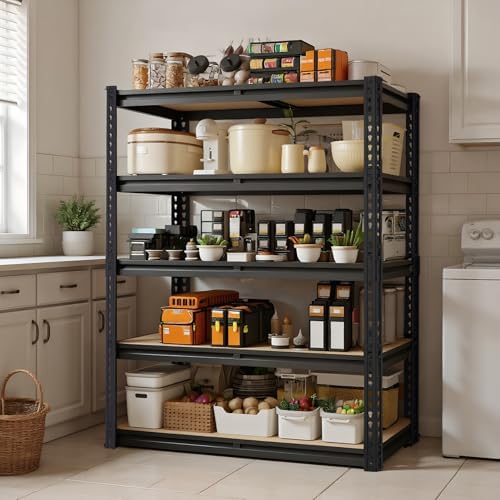Garage Storage Shelves 2PCS, 60'' H Shelving Units and Storage, 2400 ...