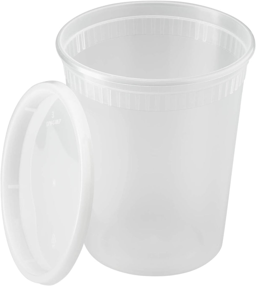 Karat Clear PP Injection Molded Round Deli Containers (240 ct)