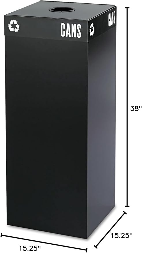 Safco Hallmark 2983BL Public Square Recycling Receptacle Base