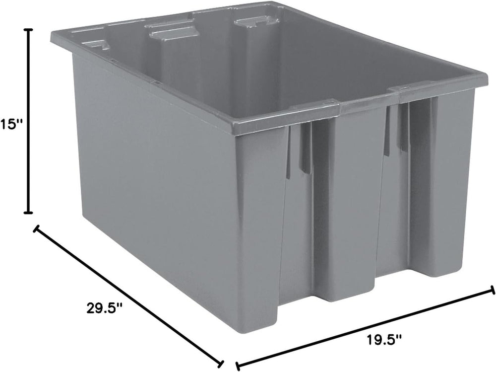 Akro-Mils 35300 Nest and Stack Plastic Storage Container and Distribution Tot...