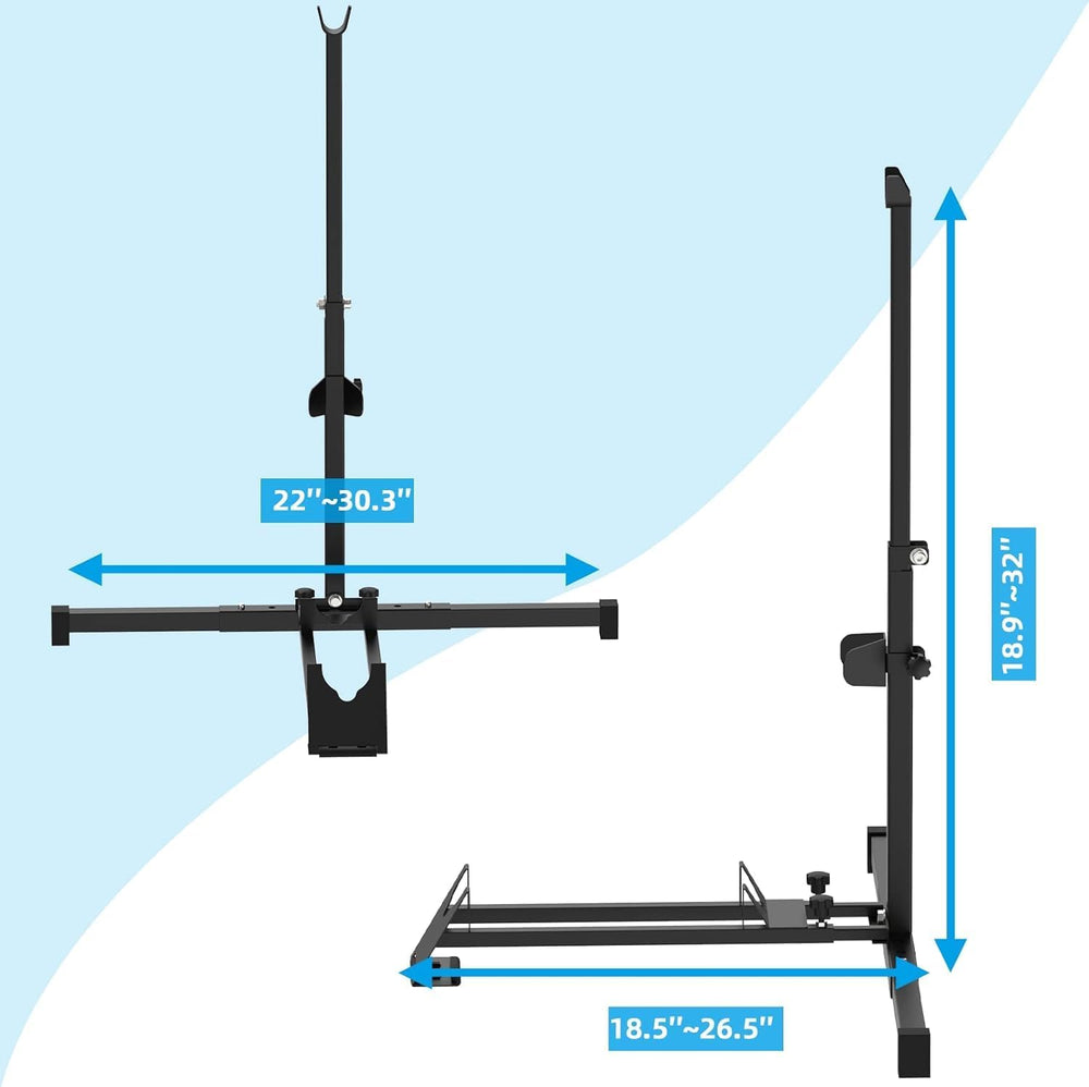 Bike Stand,Vertical Bike Rack Garage,Space-Saving Rack with Adjustable for Ga...