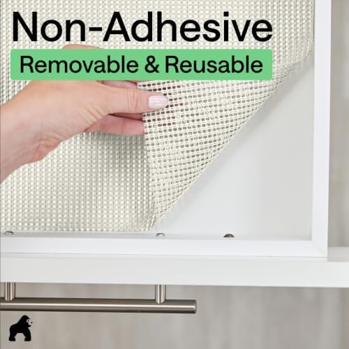 GORILLA GRIP powerGRIP Drawer Shelf and Cabinet Liner, 12" x30', Sno...