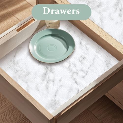 2-Layer Drawer and Shelf Liner for Kitchen Cabinet: 17 in X 10 Ft Non Slip