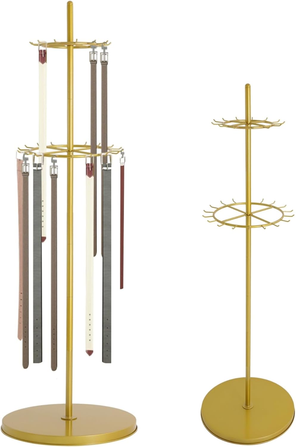 Floor Standing Belt Display Rack , 66in Height Display Stands for Belts