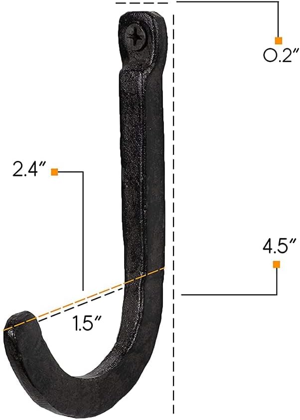 Rustic State Sabo Wall Mount Cast Iron Hooks Coat Towel Bag Hat Hanger Multiu...