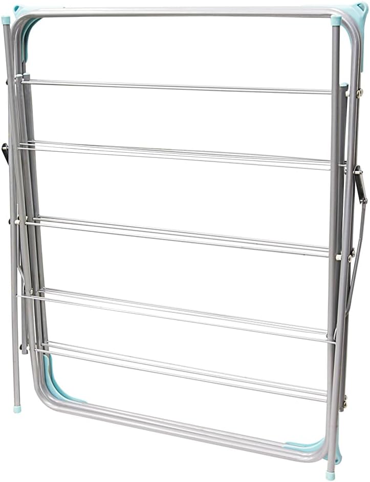 Metal Clothes Rack for Hanging Clothes (Silver), by Home Basics | 3 Tier Port...
