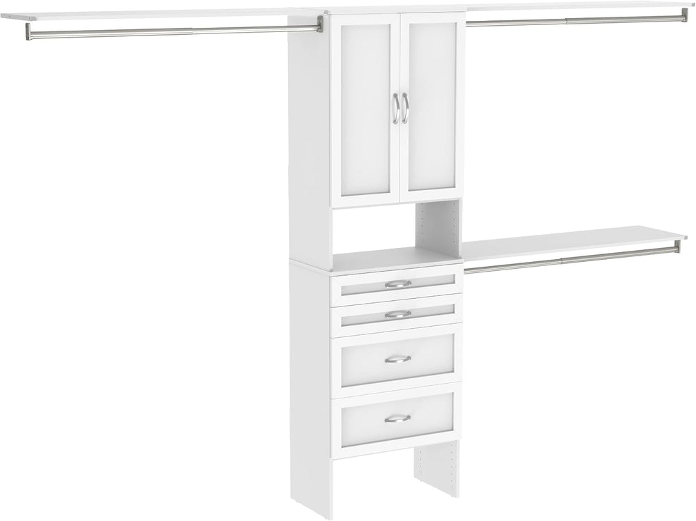 ClosetMaid 1935940 SuiteSymphony 25-Inch Closet Organizer Kit with Tower, 3 H...