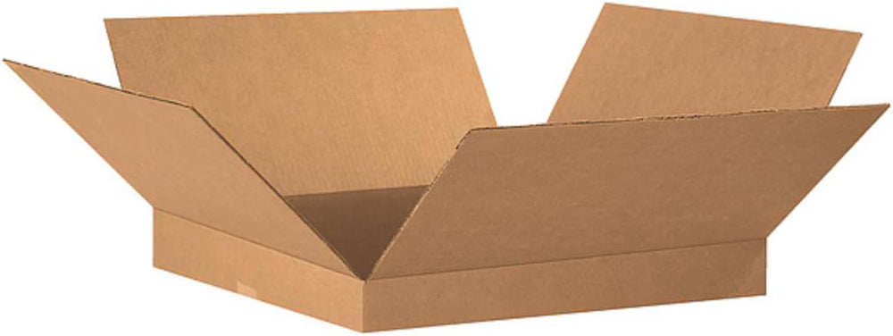 (20 Pack) 20"L x 20"W x 2"H Flat Corrugated Cardboard Shipping...
