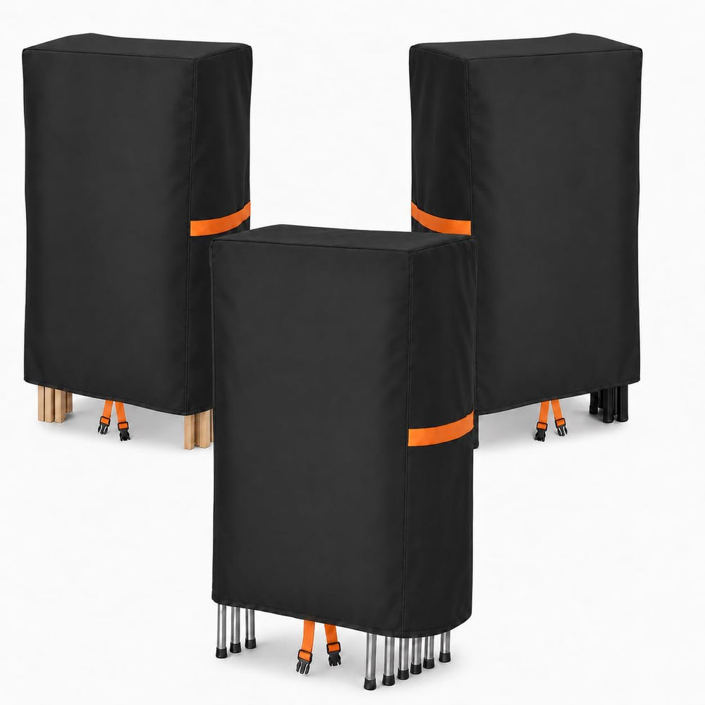 Folding Chair Storage Bag 3 Pack, Waterproof Cover, Holds 5 Chairs