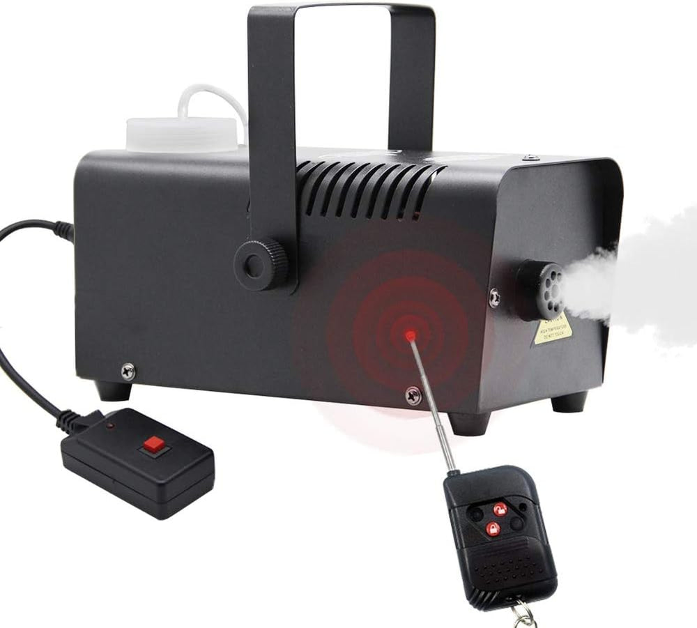 ATDAWN Halloween Fog Machine, Professional Wireless Remote Control Portable S...