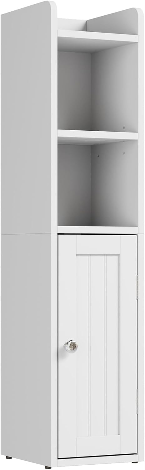 ChooChoo Small Bathroom Storage Cabinet with Adjustable Shelf