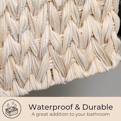 GRANNY SAYS Wicker Storage Baskets for Shelves, Waterproof Basket, 1-Pack