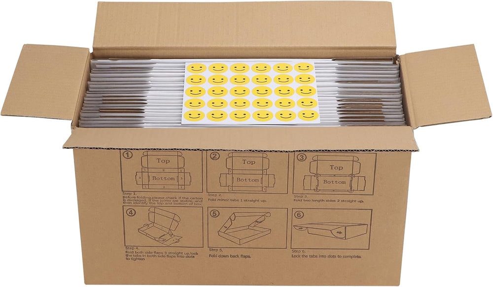 HORLIMER 11x8x2 Shipping Boxes Set of 30, White Corrugated Cardboard Mailer B...