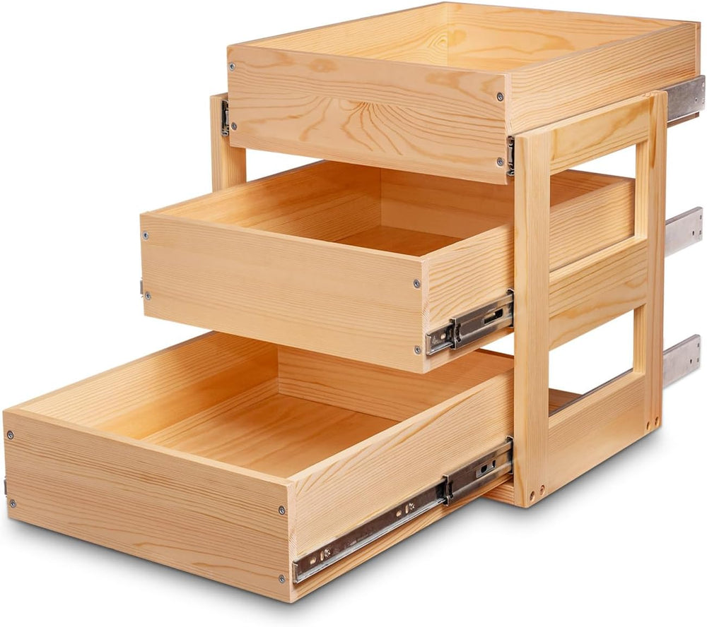 Pull Out Cabinet Organizer 14''W×21''D×19''H Slide Ou...
