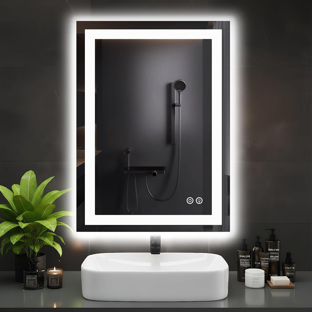 DUMOS 24"x32" LED Bathroom Mirror, Bathroom Vanity Mirror
