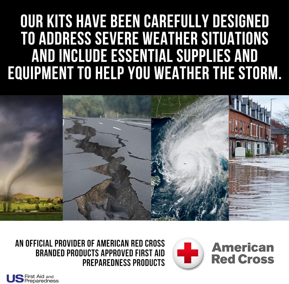 American Red Cross Licensed Deluxe Personal Safety Emergency Pack