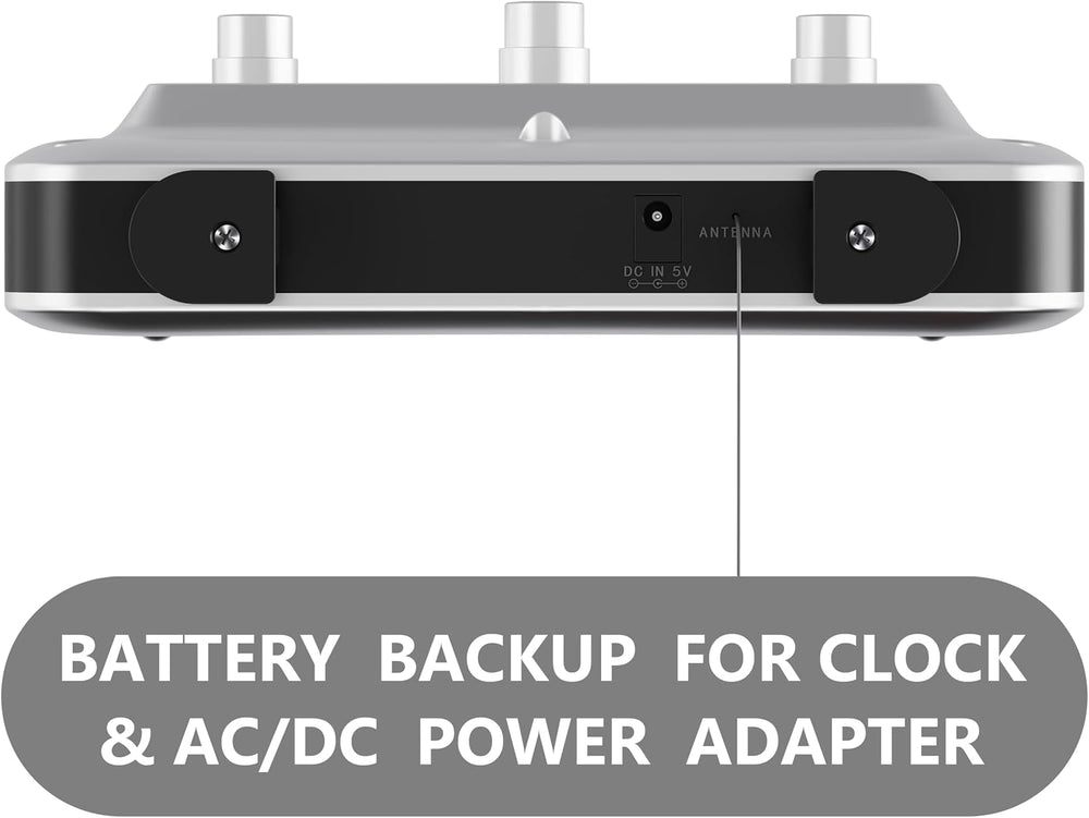 iLive Bluetooth Under Cabinet Radio with Clock, Timer & LED Kitchen Light