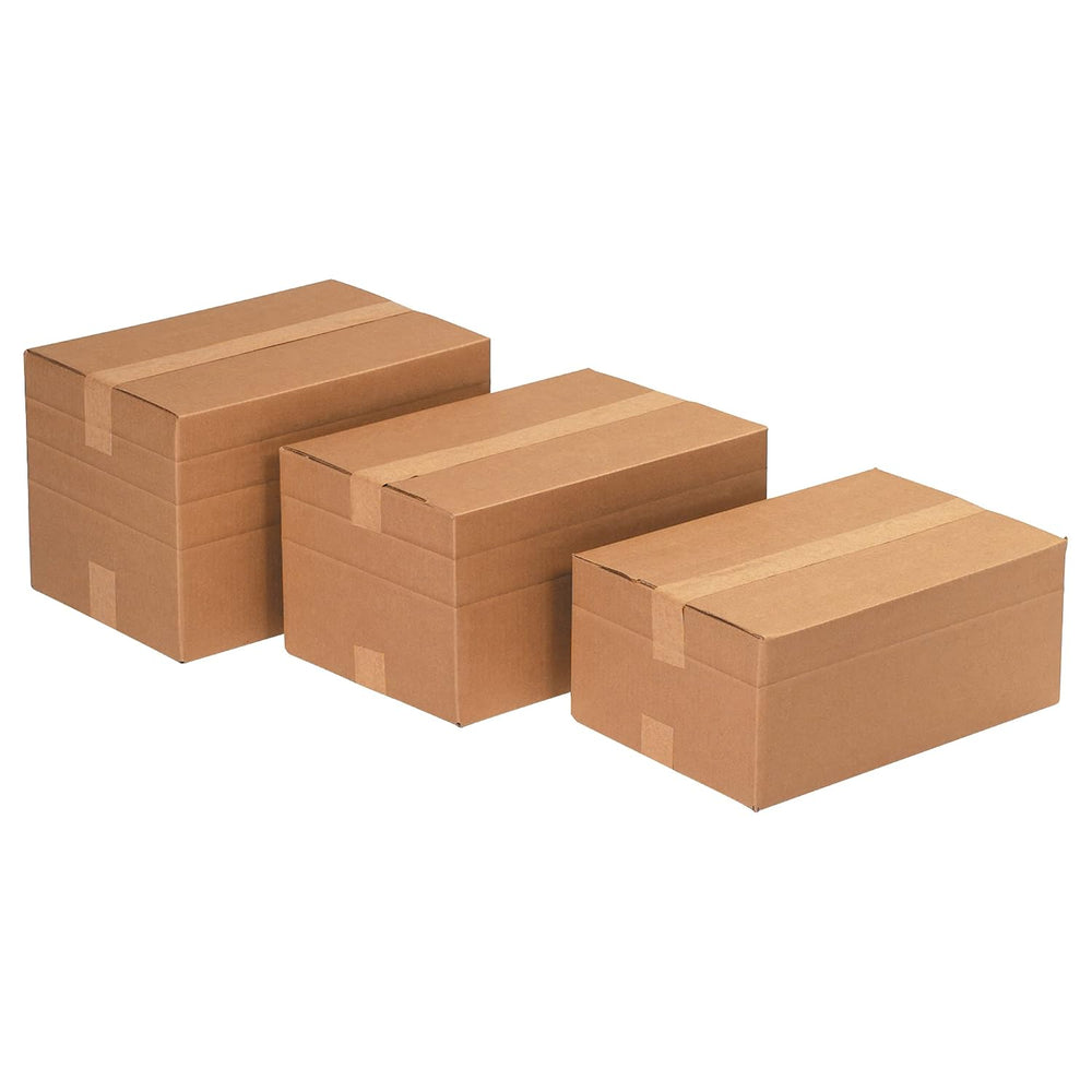 BOX USA MDHD322424 Heavy-Duty Multi-Depth Corrugated Cardboard Box 32" L...