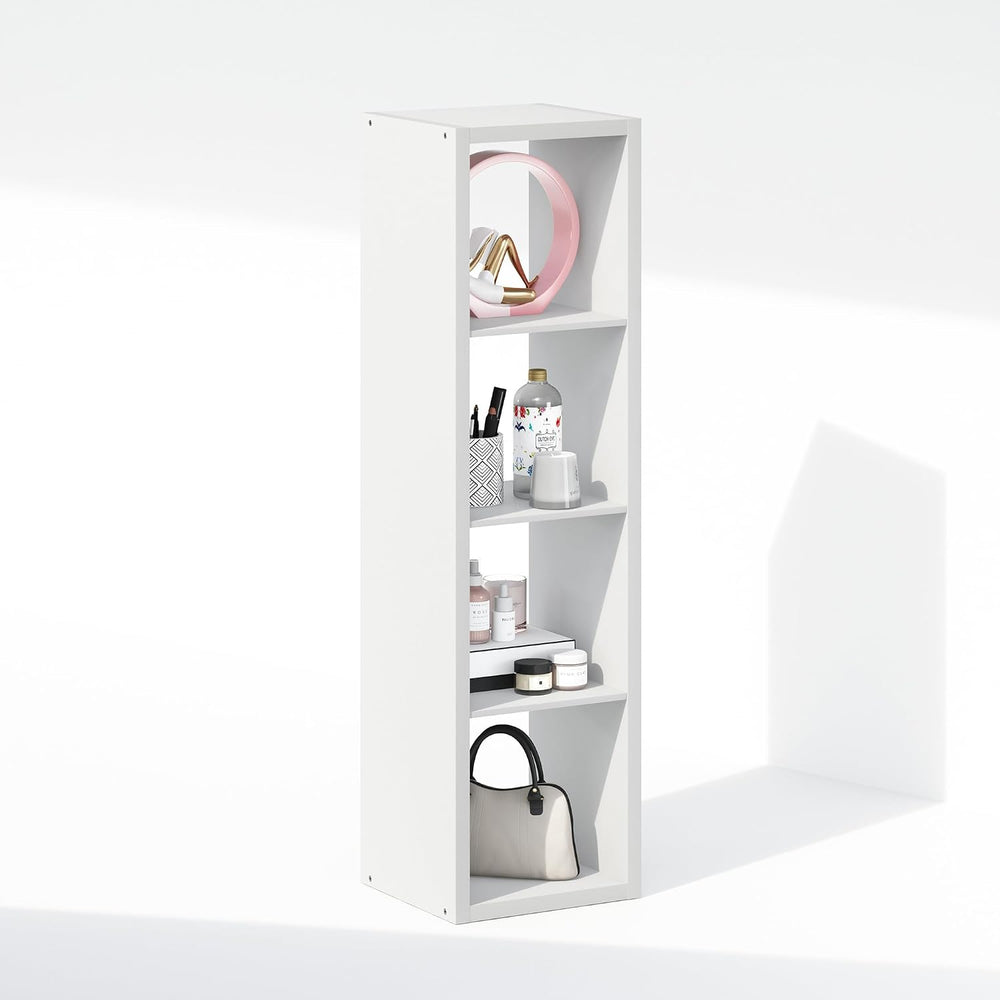 Furinno Cubic Extra Thick 4-Cube Closet Organizers and Storage, White