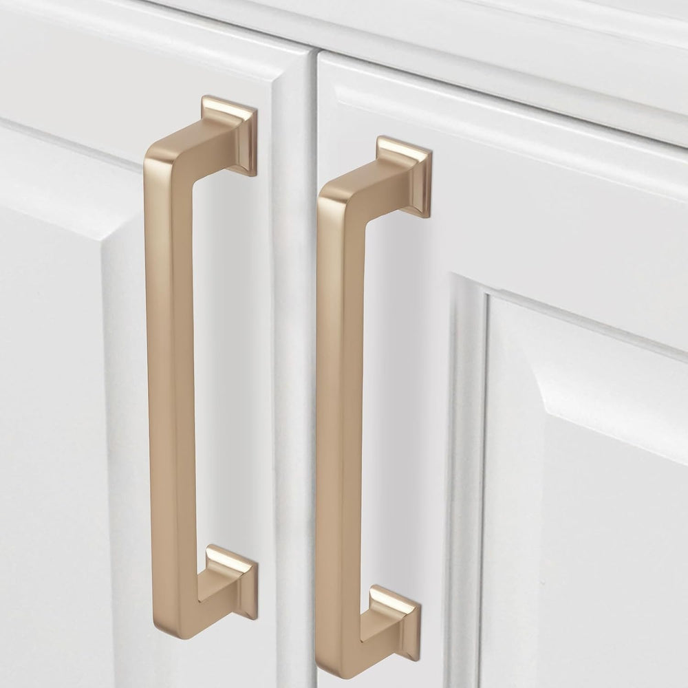 COTYKILEY 10 Pack 5 Inch(128mm) Champagne Bronze Cabinet Handles Champagne Ki...