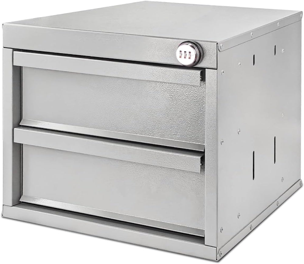 AA Products Model DW-1650 2 Tiers Drawer Cabinet with Password Lock Designed ...