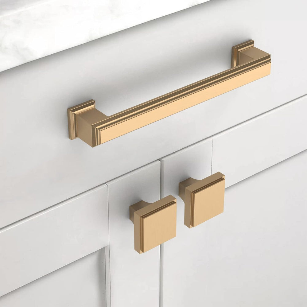 Asidrama 10 Pack 5 inch Champagne Bronze Kitchen Cabinet Handles