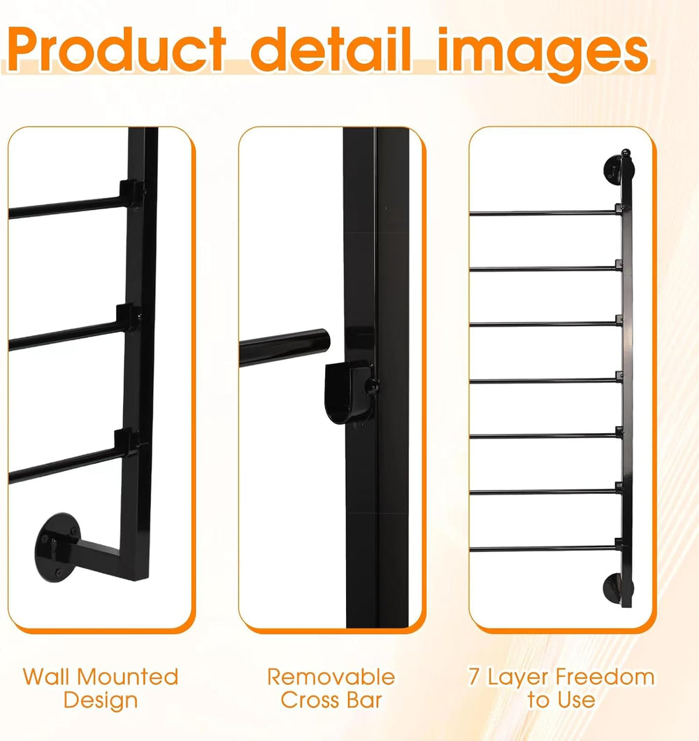 7 Tier Ribbon Storage Organizer, Wall Mounted Ribbon Organizer
