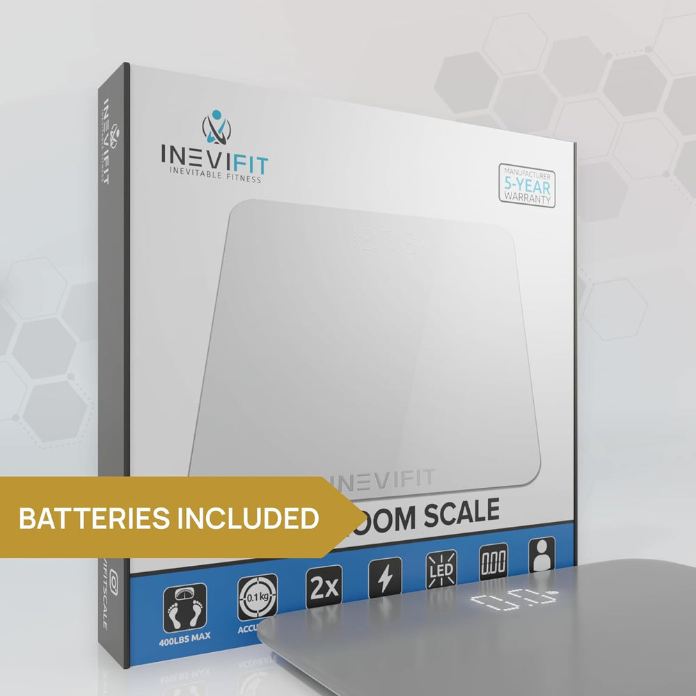 INEVIFIT Premium Bathroom Scale, Highly Accurate Digital Bathroom Body Scale,...