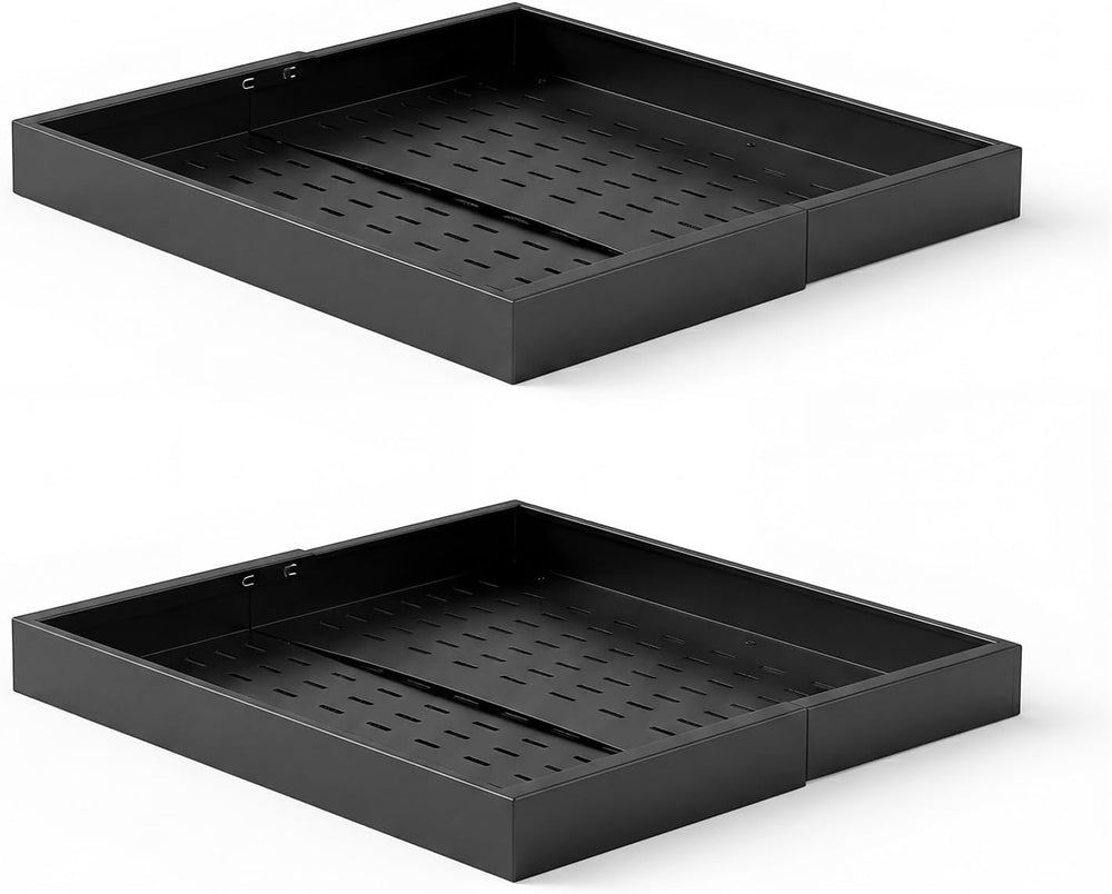 VEVOR Pull Out Cabinet Organizer, 2 Pack Expandable Width (12.2"-18.9&qu...