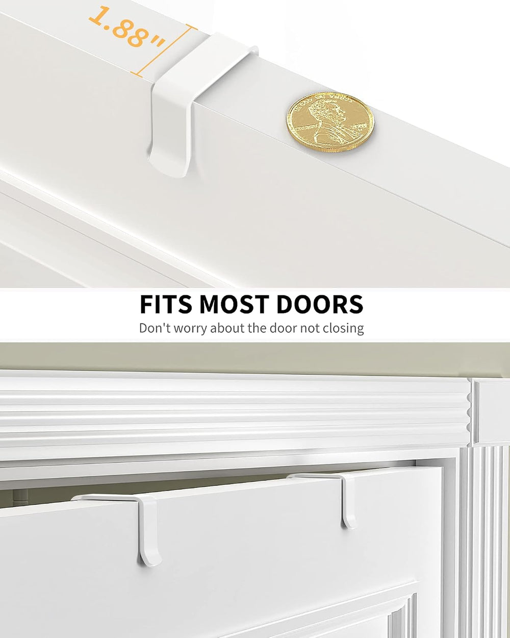 Moforoco White 9-Tier Over The Door Pantry Organizer, Pantry Organization And...