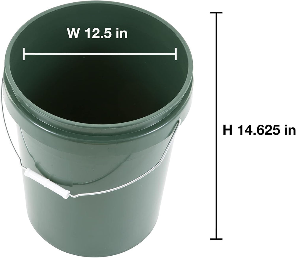 United Solutions ECOSense 5 Gallon Bucket, 3 Pack, 90% Recycled