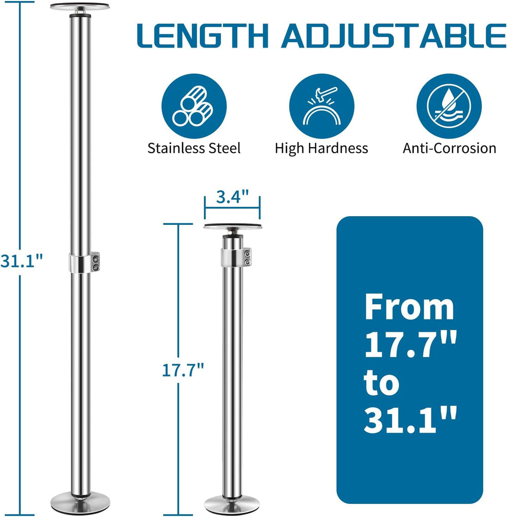 Undermount Sink Brackets, Stainless Steel, 2 Pack