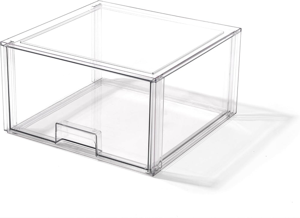 BINO | Stackable Storage Drawers, Tall X-Large - Clear | THE CRATE COLLECTION...