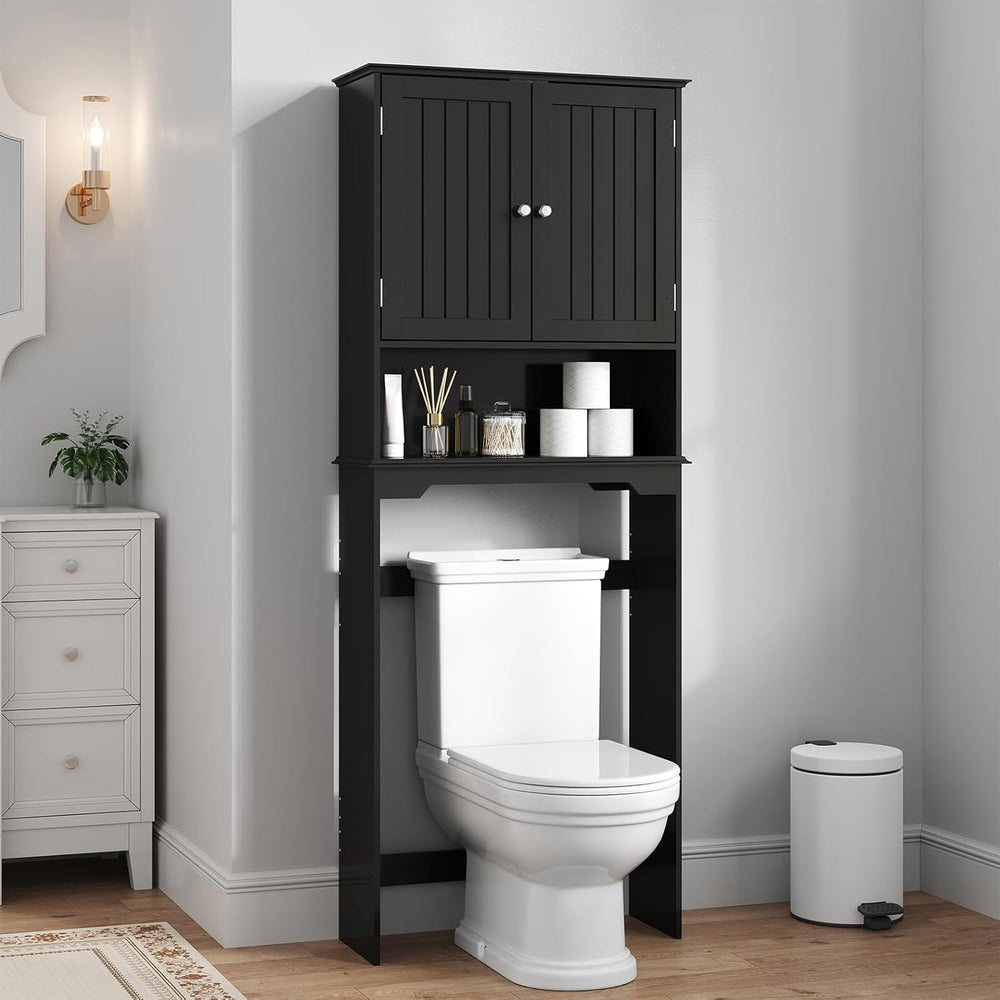 DUMOS Over the Toilet Storage Cabinet with Double Doors, Bathroom Storage