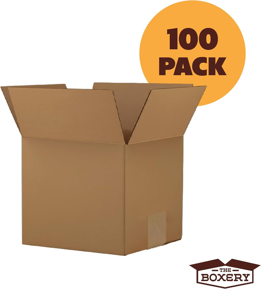 The Boxery 3"x3"x3" Corrugated Cardboard Boxes 100-Pack
