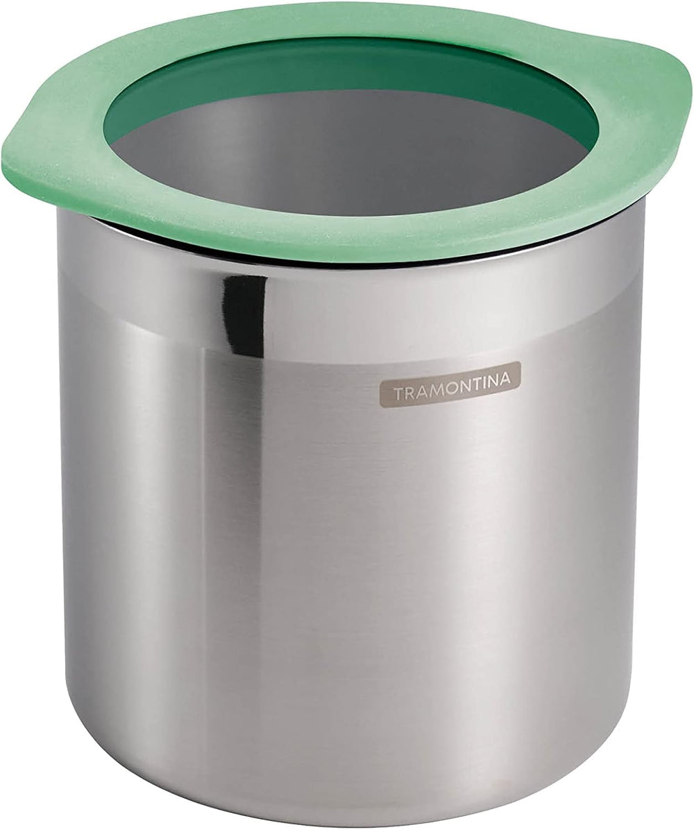 Tramontina 4-Pc Food Storage Containers with Silicone Lids - Mint Green