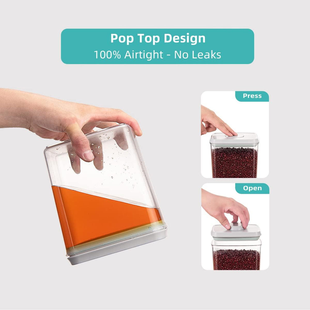 Ankou Pop Airtight Food Storage Containers with Lids for Kitchen Pantry Organ...
