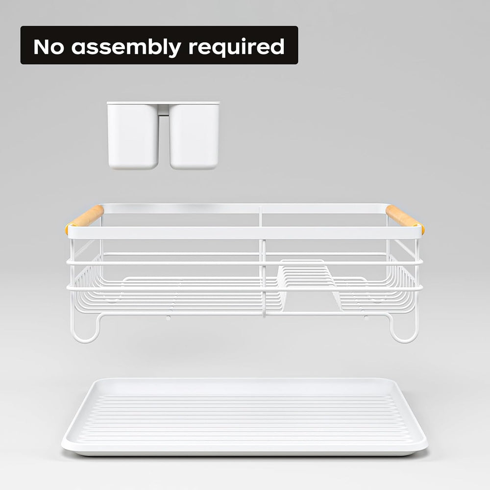 Dish Racks for Kitchen Counter, White